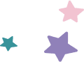 3 colored stars